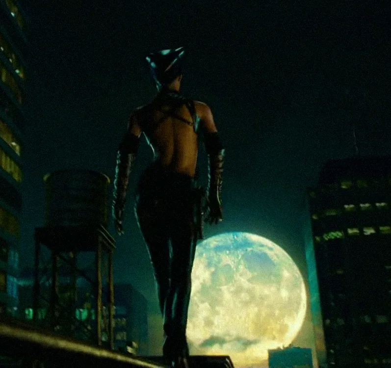 Catwoman rooftop — Catwoman. Background VFX.