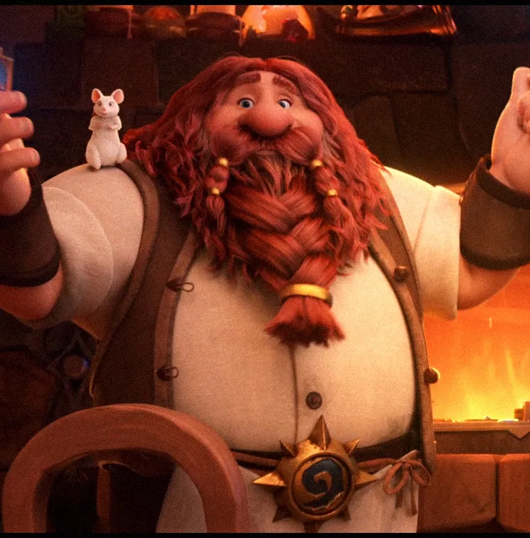 Harth — Hearthstone: Hearth and Home. Hair sim rig.