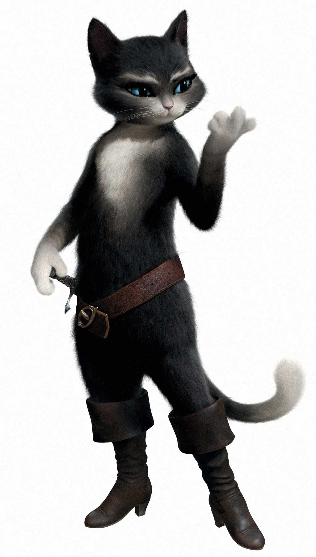 Kitty Softpaws — Puss in Boots. Simulation rig.
