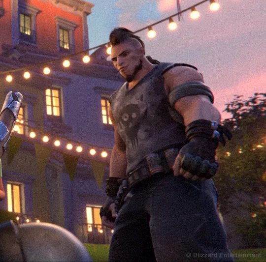 Hero thug — Overwatch: Hero. Character rig.